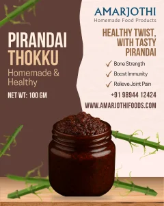 pirandai thokku